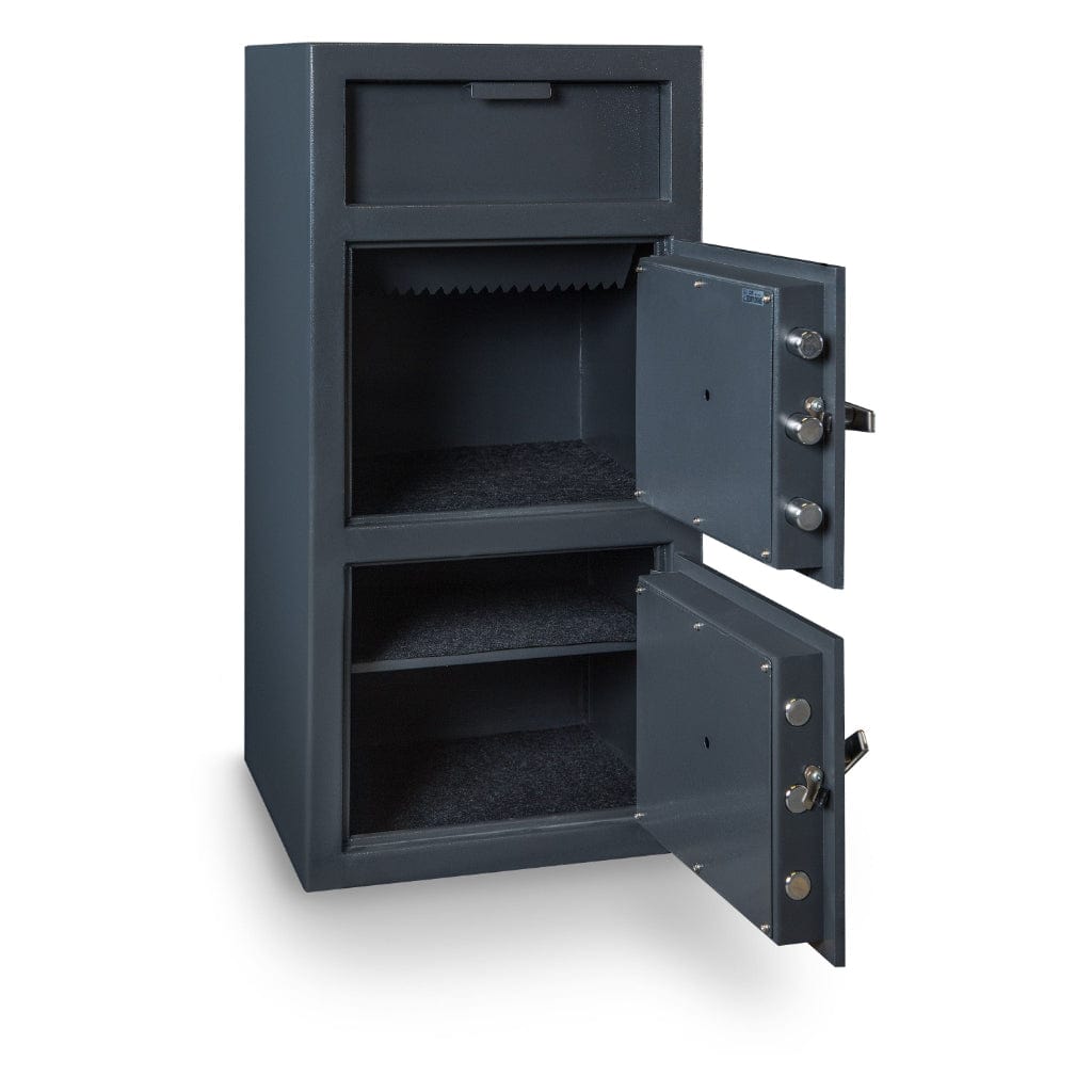 Hollon FDD-4020EE Double Door Depository Safe | B-Rated | Electronic Locks | 7 Cubic Feet