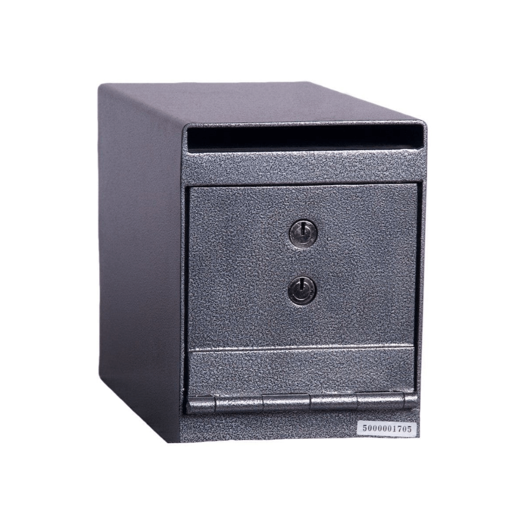 Hollon HDS-02K Drop Slot Safe | B-Rated | 0.23 Cubic Feet | UL Listed Dual Key Lock
