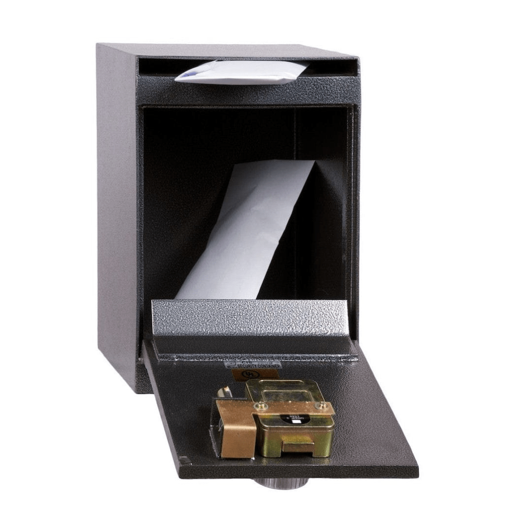 Hollon HDS-03C Drop Slot Safe | B-Rated | 0.37 Cubic Feet | UL Listed Group 2 Dial Lock