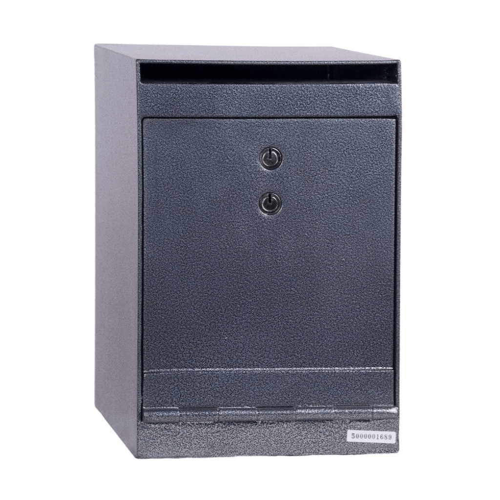 Hollon HDS-03K Drop Slot Safe | B-Rated | 0.37 Cubic Feet | UL Listed Dual Key Lock