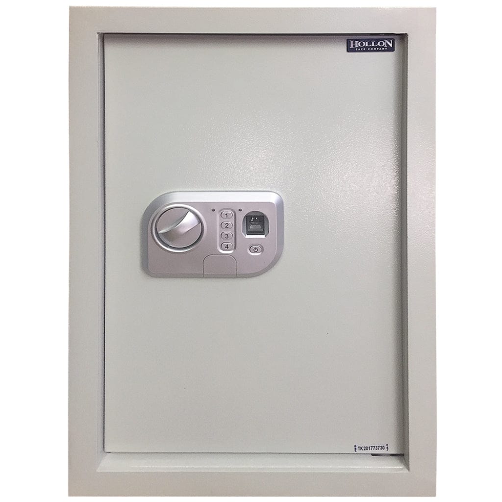 Hollon WS-BIO-1 Wall Safe | Biometric Lock with Override Key | 0.48 Cubic Feet