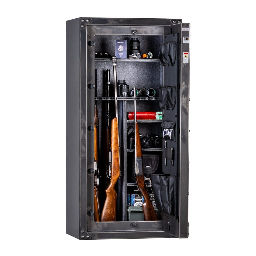 Kodiak KSX5928 Strongbox Series Safe by Rhino | Safex™ Security System | UL RSC | CA DOJ Compliant ǀ 38 Long Gun Capacity | 60 Min Fire Protection