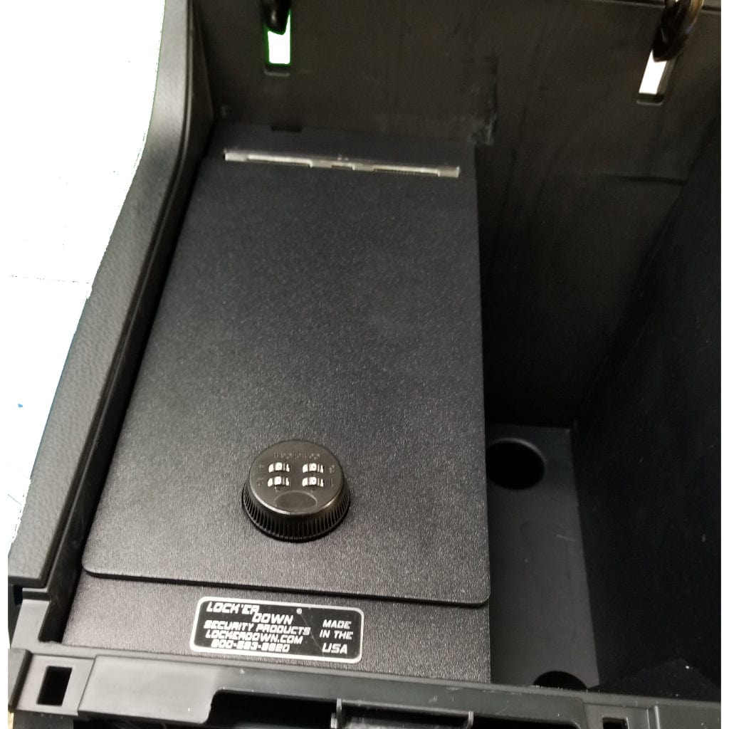 Lock&#39;er Down LD1043EX EXxtreme Console Safe for Toyota Tundra (2014-2021) | Heavy 12 Gauge Steel | 4 Point Locking System