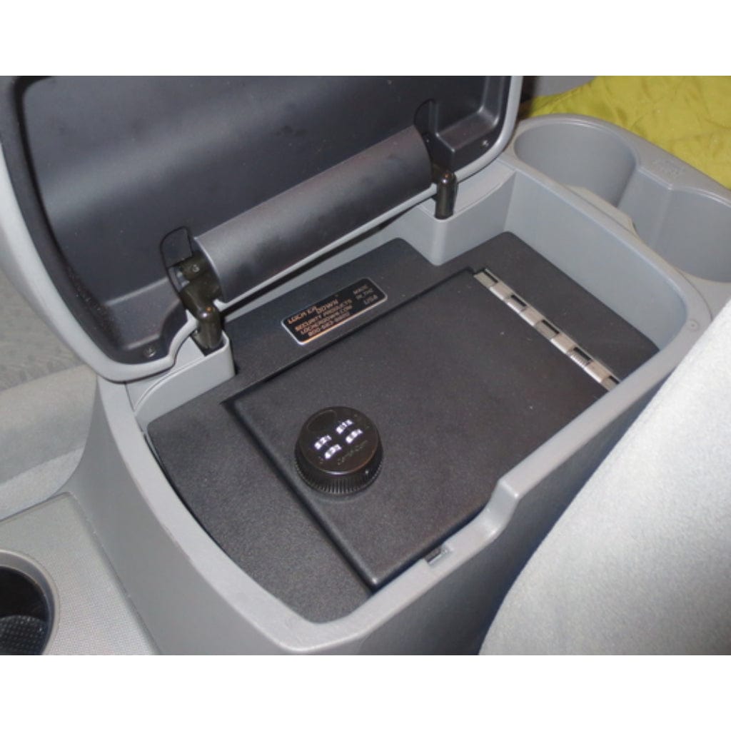 Lock&#39;er Down LD2012 Console Safe for Toyota Tacoma (2005-2015) | Heavy 12 Gauge Steel | 4 Point Locking System