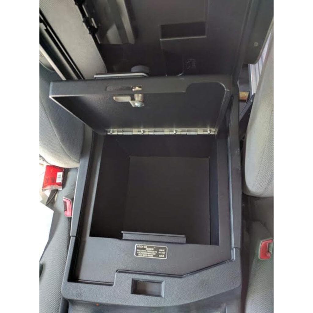 Lock&#39;er Down LD2013 Console Safe for Toyota Tundra (2007-2013) &amp; Toyota Sequoia (2008-2021) | Heavy 12 Gauge Steel | 4 Point Locking System