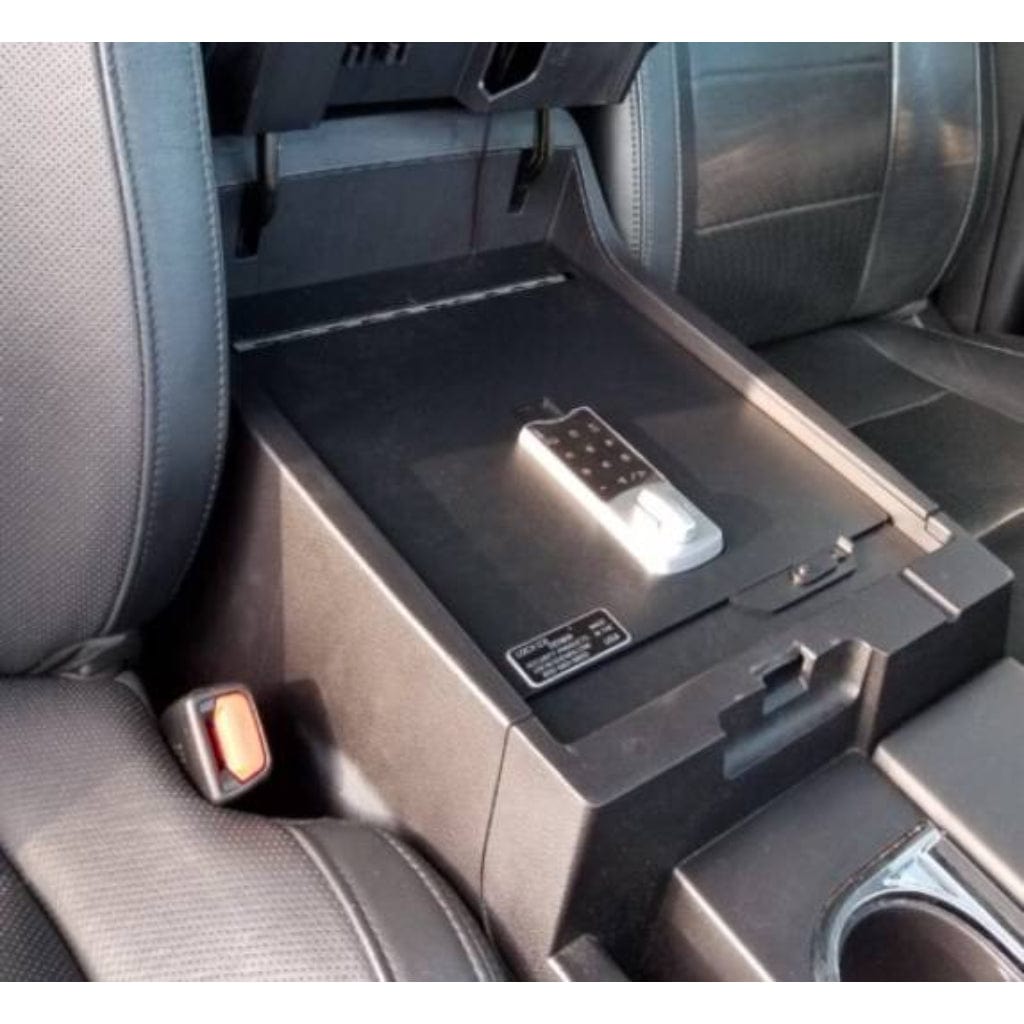 Lock&#39;er Down LD2043EX EXxtreme Console Safe for Toyota Tundra (2014-2021) | Heavy 12 Gauge Steel | 4 Point Locking System