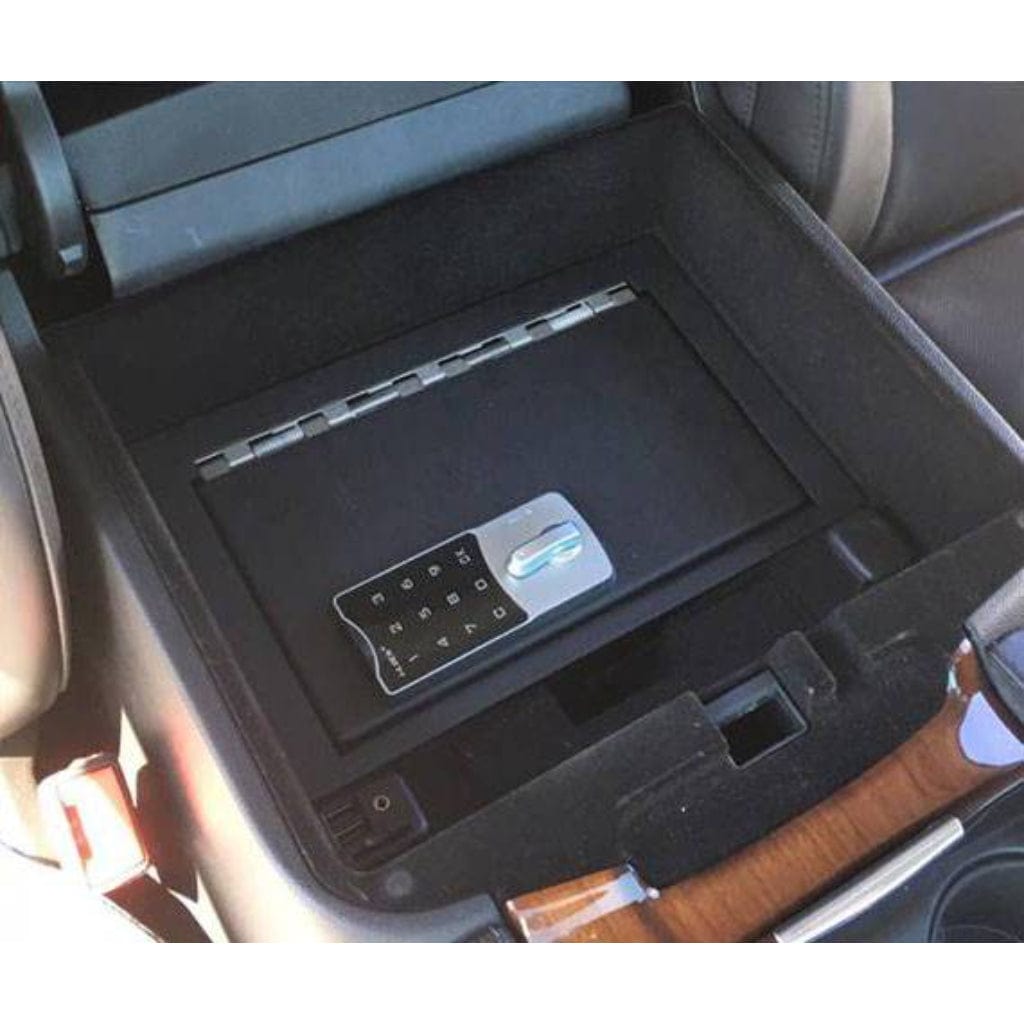 Lock&#39;er Down LD2044 Console Safe for Cadillac Escalade (2015-2020) | Heavy 12 Gauge Steel | 4 Point Locking System