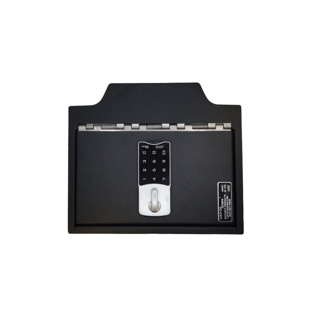 Lock&#39;er Down LD2078L Console Safe for Dodge Ram 1500, 2500, 3500 &amp; 4500 (2019-2023) for Limited &amp; Longhorn Editions Only | Heavy 12 Gauge Steel | 4 Point Locking System
