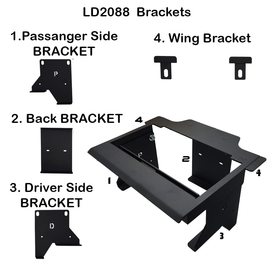 Copy of Lock&#39;er Down LD2078L Console Safe for Dodge Ram 1500, 2500, 3500 &amp; 4500 (2019-2023) for Limited &amp; Longhorn Editions Only | Heavy 12 Gauge Steel | 4 Point Locking System