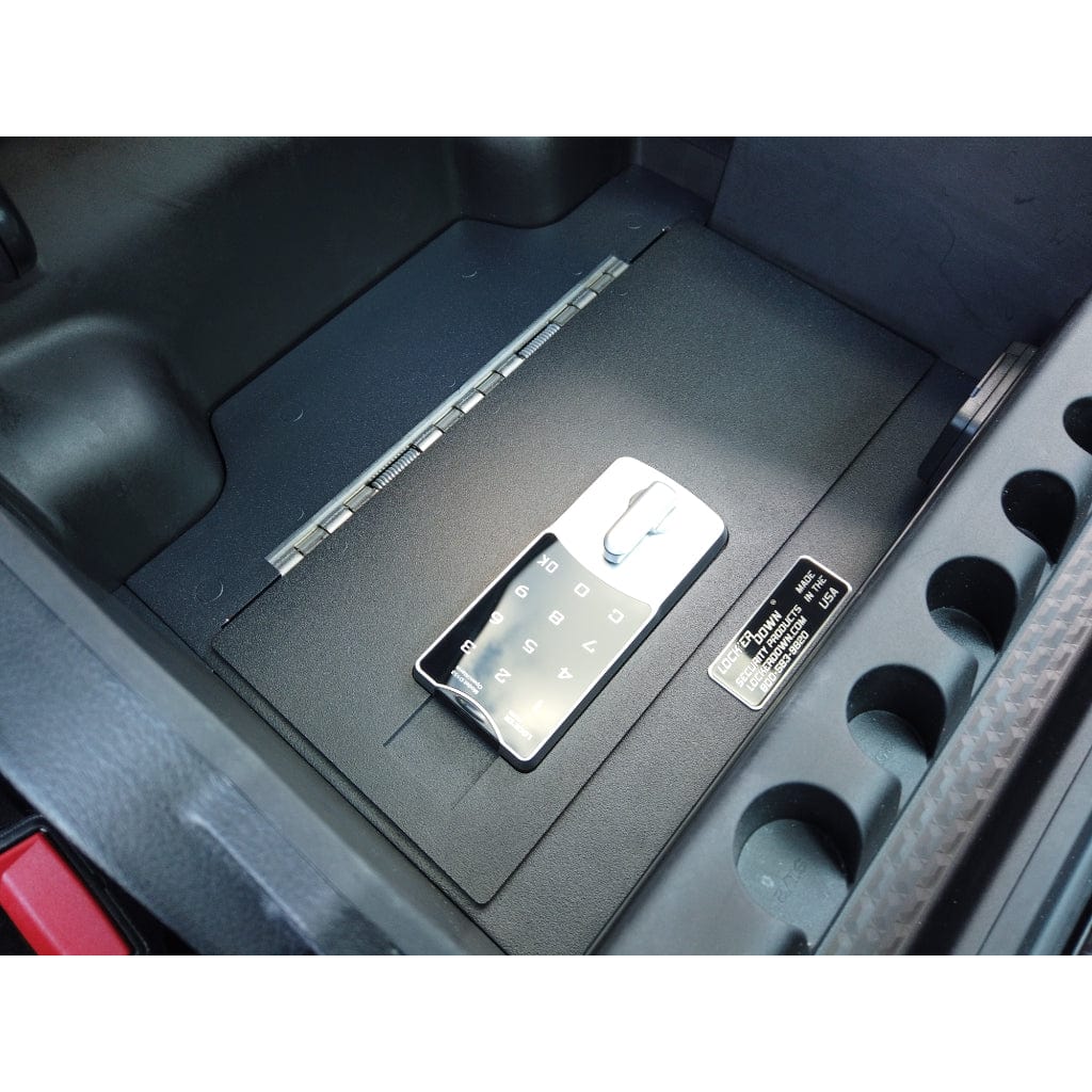 Lock&#39;er Down LD2088EX EXxtreme Console Safe for Dodge Ram TRX (2021-2023) &amp; Ram GT (2022-2023) | Heavy 12 Gauge Steel | 4 Point Locking System