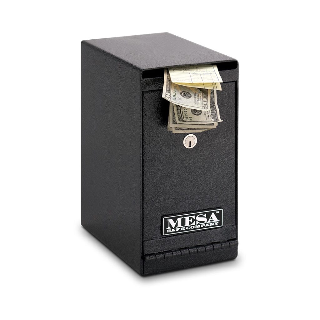 Mesa MUC1K Under Counter Depository Safe | Dual Key Lock | Drop Slot | 0.2 Cubic Feet