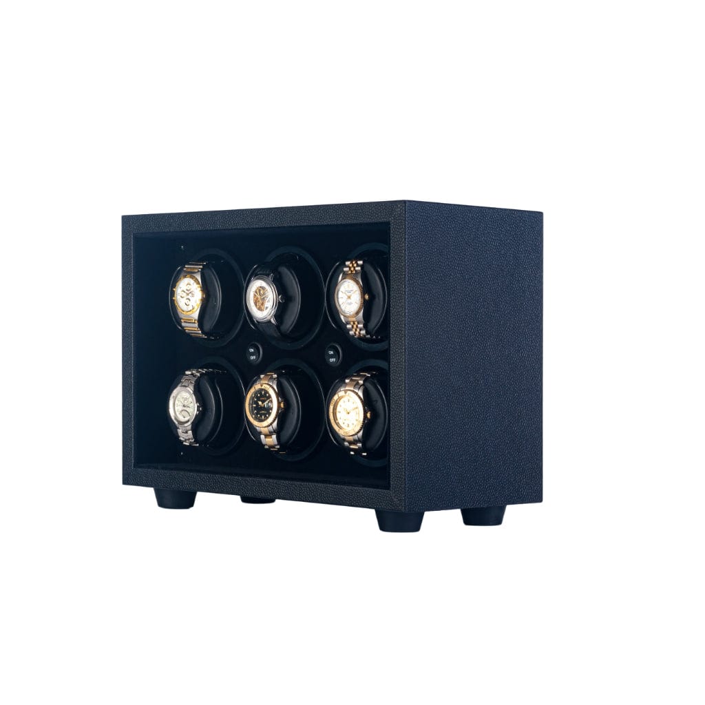 Orbita W21600/W21611 Insafe 6 Insafe Series Watch Winder | Rotorwind Movement | Cream/Black Interior | 6 Watch Winding Capacity Cream