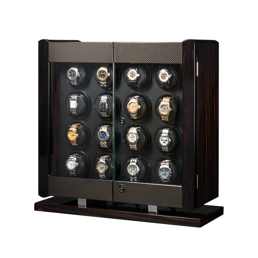 Orbita W22050/W22051 Avanti 16 Avanti Series Watch Winder Cabinet | Rotorwind/Programmable | 16 Watch Winding Capacity Rotorwind