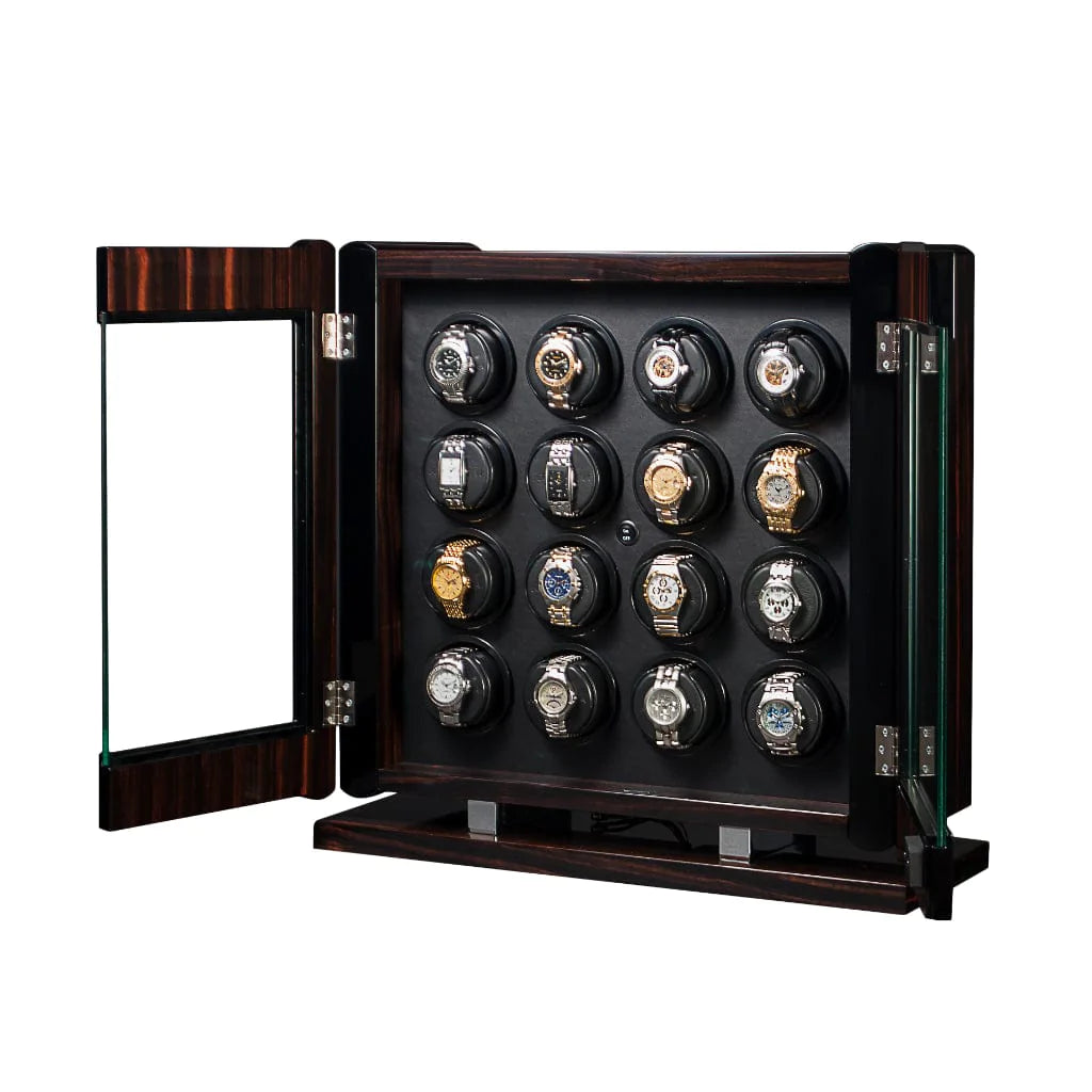 Orbita W22050/W22051 Avanti 16 Avanti Series Watch Winder Cabinet | Rotorwind/Programmable | 16 Watch Winding Capacity