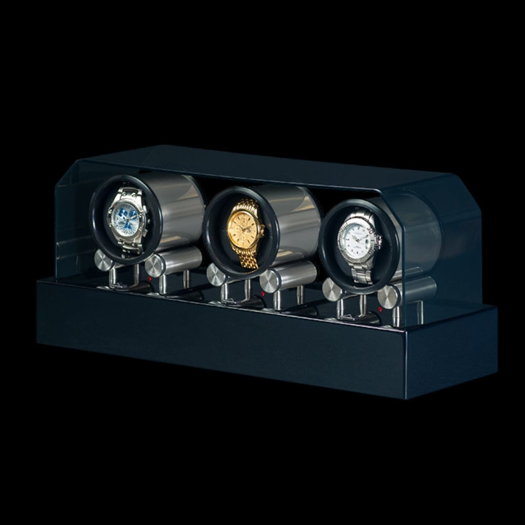 Orbita W34004 Futura 3 Futura Series Watch Winder | Programmable & Roller-Driven Winder | 3 Watch Winding Capacity