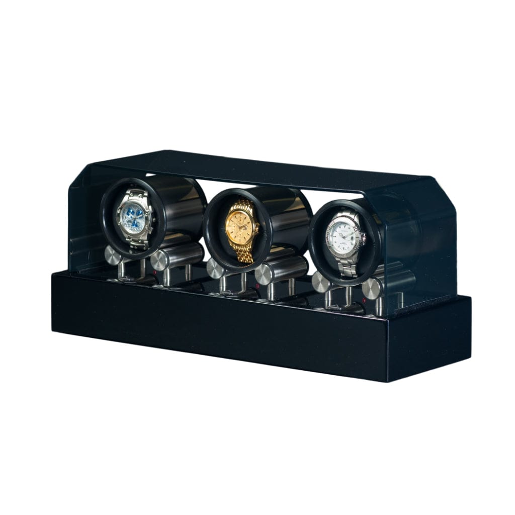 Orbita W34004 Futura 3 Futura Series Watch Winder | Programmable & Roller-Driven Winder | 3 Watch Winding Capacity