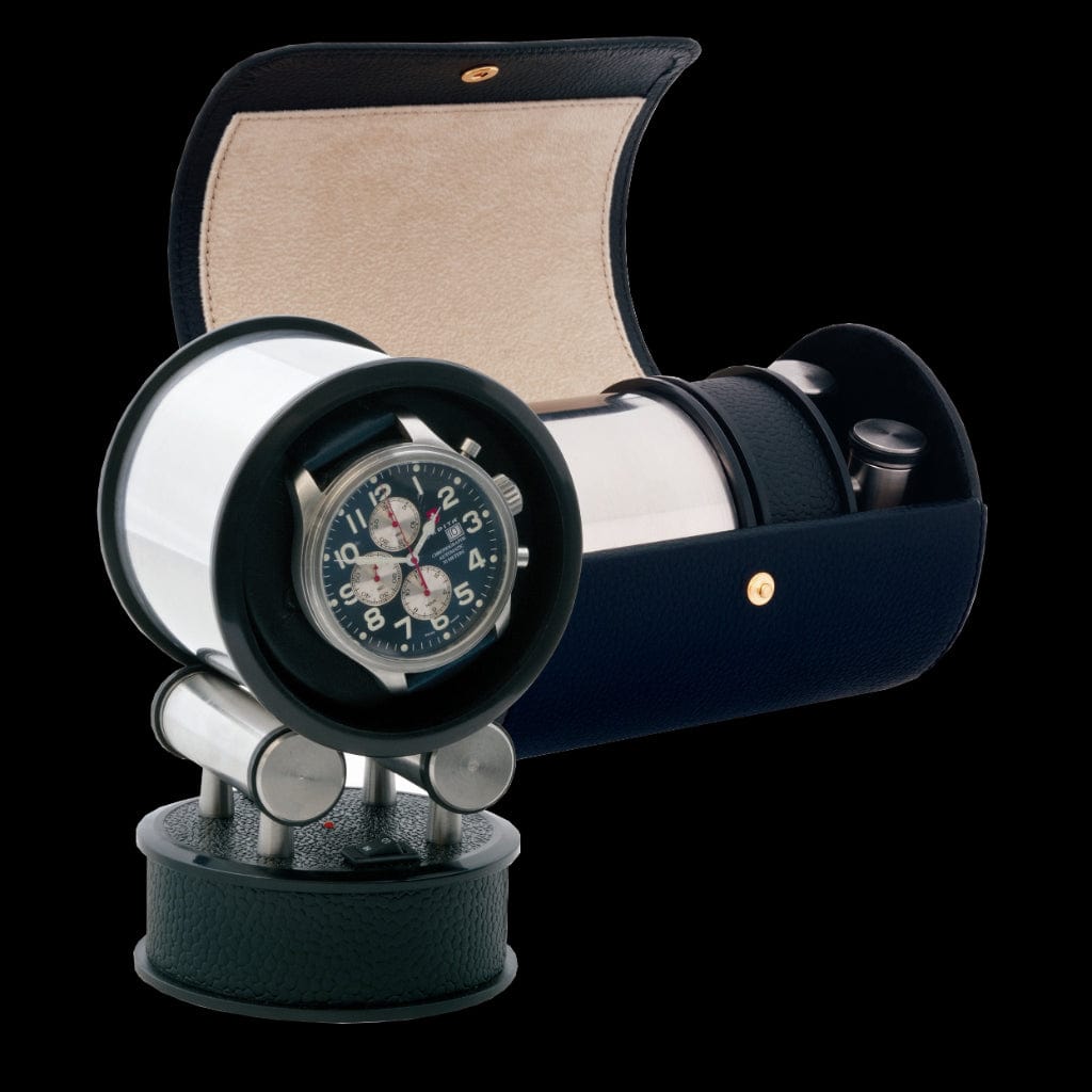 Orbita W36000 Voyager 1 Voyager Series Watch Winder | Programmable Roller-Driven Winder | Single Watch Capacity | Built for Travel