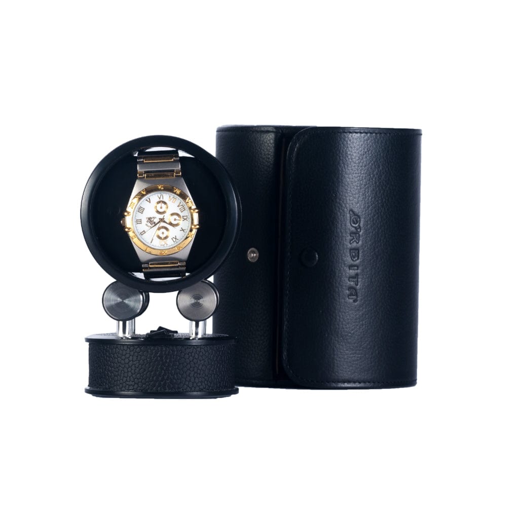 Orbita W36000 Voyager 1 Voyager Series Watch Winder | Programmable Roller-Driven Winder | Single Watch Capacity | Built for Travel