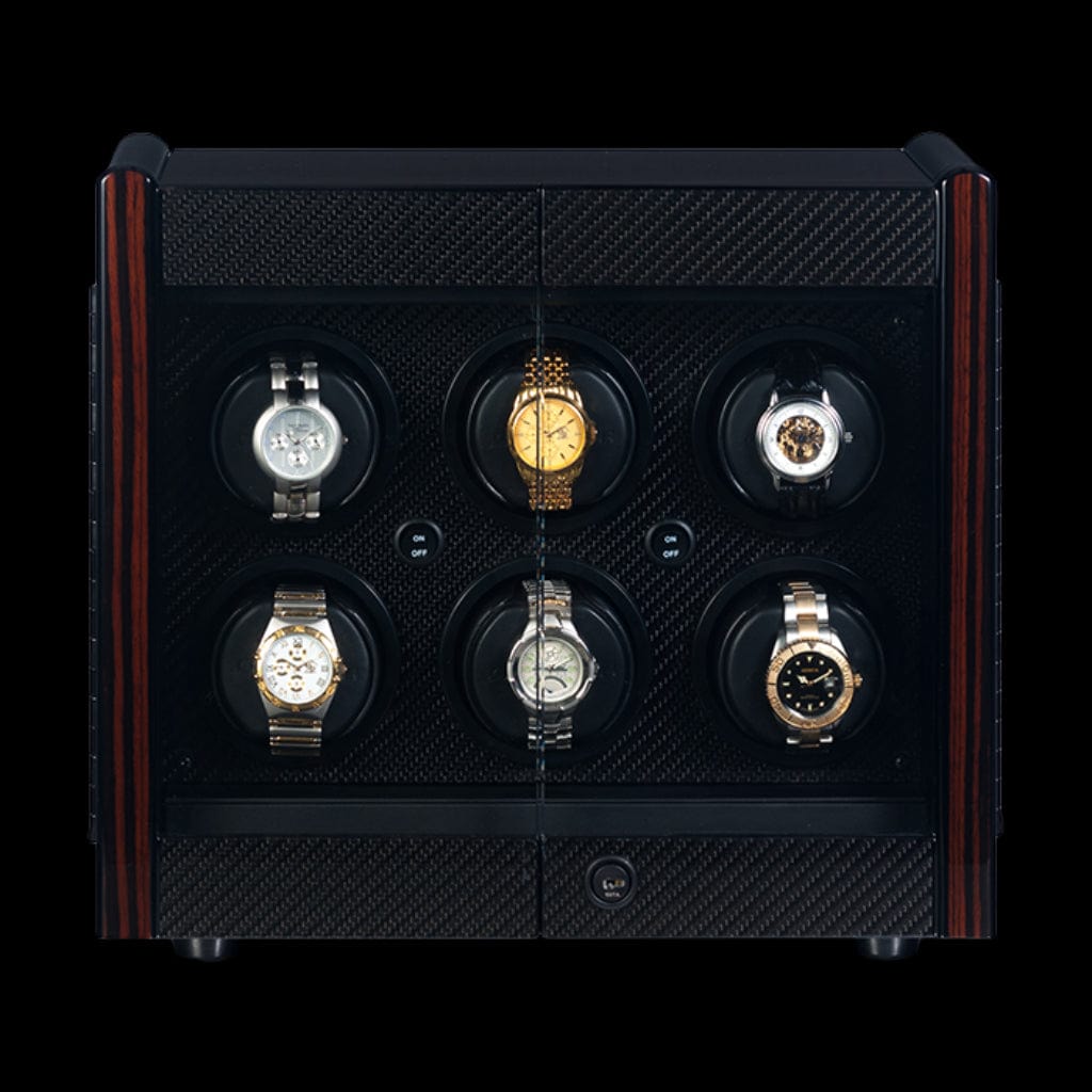 Orbita W70001/W70011 Avanti 6 Avanti Series Watch Winder Cabinet | Rotorwind/Programmable | 6 Watch Winding Capacity
