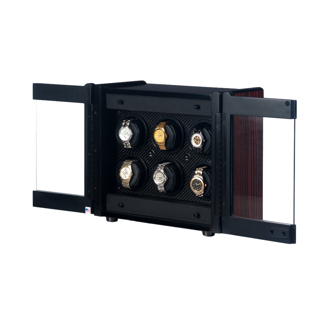 Orbita W70001/W70011 Avanti 6 Avanti Series Watch Winder Cabinet | Rotorwind/Programmable | 6 Watch Winding Capacity Rotorwind