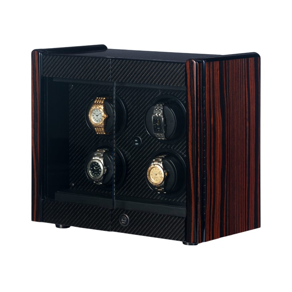 Orbita W70006 Avanti 4 Avanti Series Watch Winder Cabinet | Rotorwind Movement | 4 Watch Winding Capacity