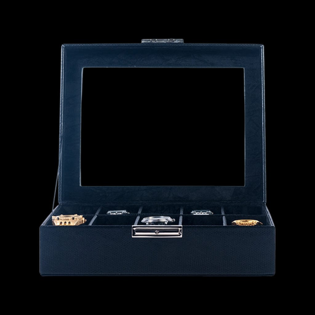 Orbita W93009/W93010/W93011 Roma 10 Roma Series Watch Case | 10 Watch Capacity | Chocolate/Lizard/Black Leather