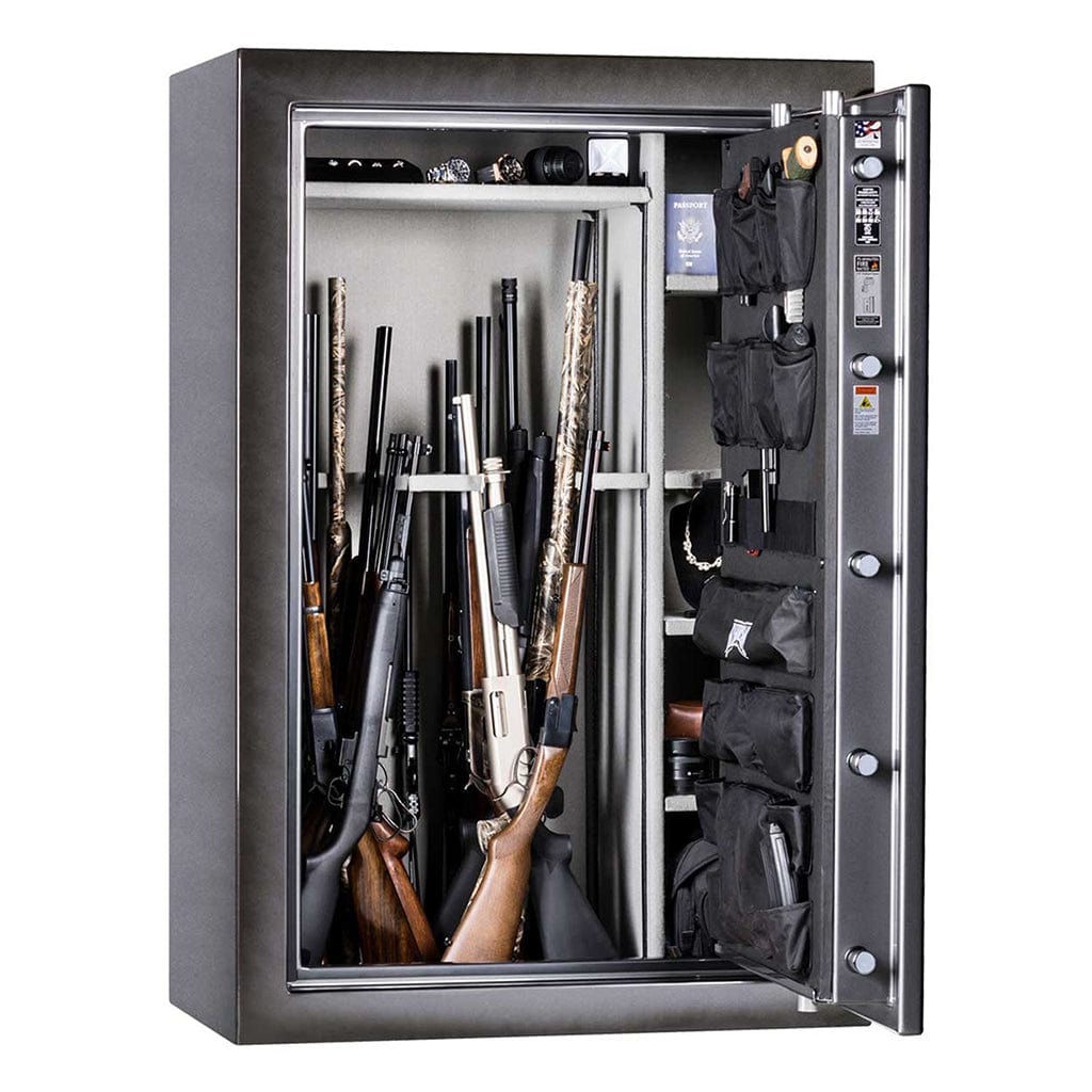 Rhino CD6040XGL CD Series Gun &amp; Rifle Safe ǀ 54 Long Guns &amp; 8 Handguns ǀ 80 Minute Fire Rated