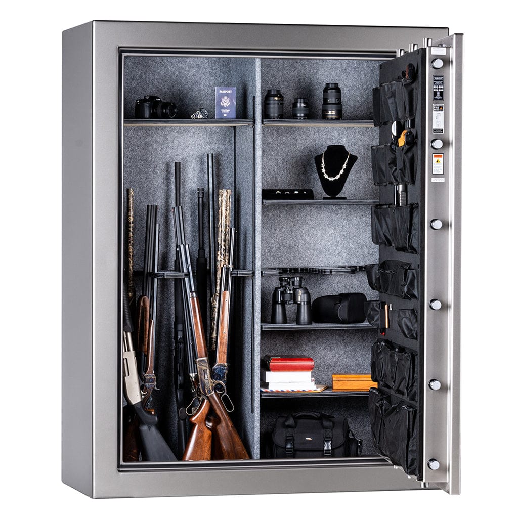 Rhino CD7256XGL CD Series Gun &amp; Rifle Safe ǀ 76 Long Guns &amp; 16 Handguns ǀ 80 Minute Fire Rated