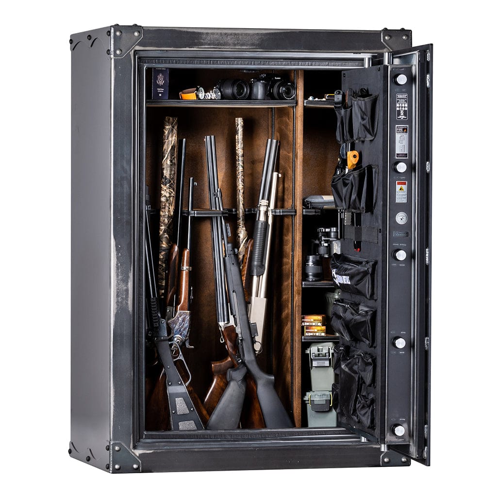 Rhino IWT6042X Ironworks Thunderbolt Gun &amp; Rifle Safe ǀ 54 Long Guns &amp; 8 Handguns ǀ 170 Minute Fire Rated