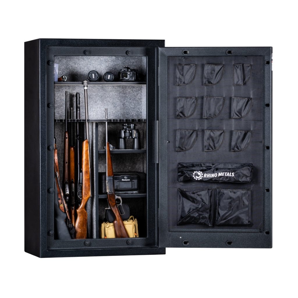 Rhino RBFX6036 Basic Series Safe | Safex™ Security System | UL Listed / CA DOJ Firearm Safety Device ǀ 50 Long Gun Capacity | 40 Min Fire Protection