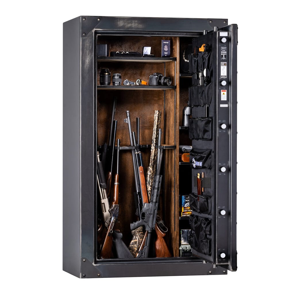 Rhino RSB7242EX Strongbox Gun &amp; Rifle Safe ǀ 52 Long Guns &amp; 10 Handguns ǀ 80 Minute Fire Rated