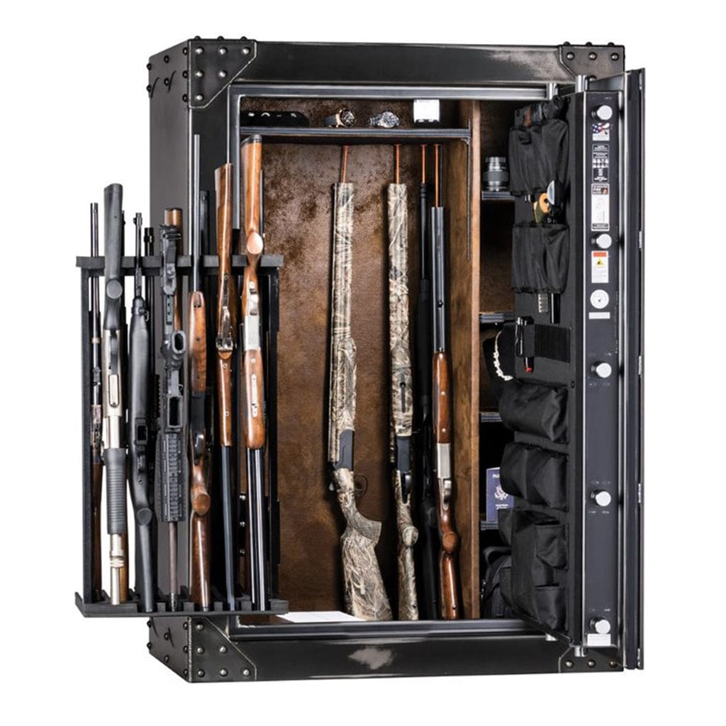 Rhino Swing Out Gun Rack System ǀ Rifle Racks ǀ Includes Rifle Rods