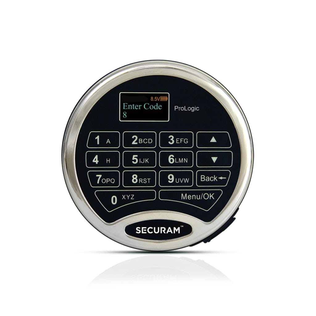 Securam ProLogic L02 Safe Lock by Gardall | Commercial Safe Lock | OLED Screen | 30 Users