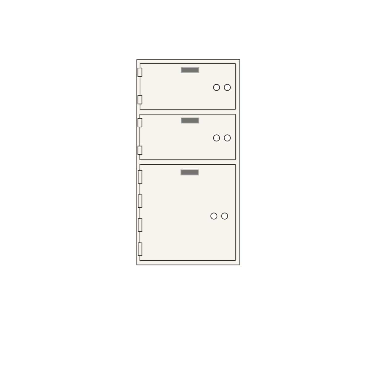 SoCal Bridgeman AXN-3 Modular Depository Safe