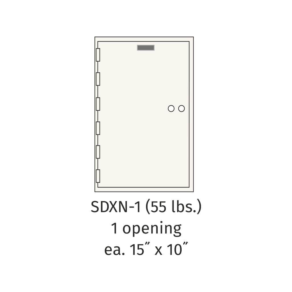SoCal Bridgeman SDXN-1 Modular Safe Deposit Box | 1 x [15"x10"] Security Box