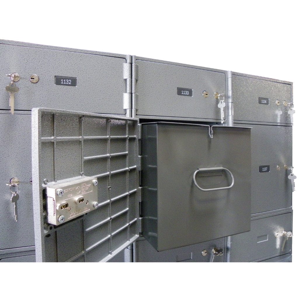 SoCal Bridgeman SN-2A Modular Safe Deposit Boxes | 1 x [5&quot;x10&quot;] + 1 x [10&quot;x10&quot;] Security Boxes