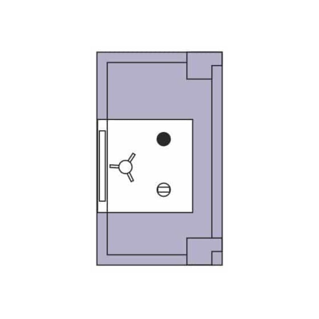SoCal Bridgeman TRX-3420 International Fortress TRX TRTL 30x6 Burglar 2 Hour Fire Safe