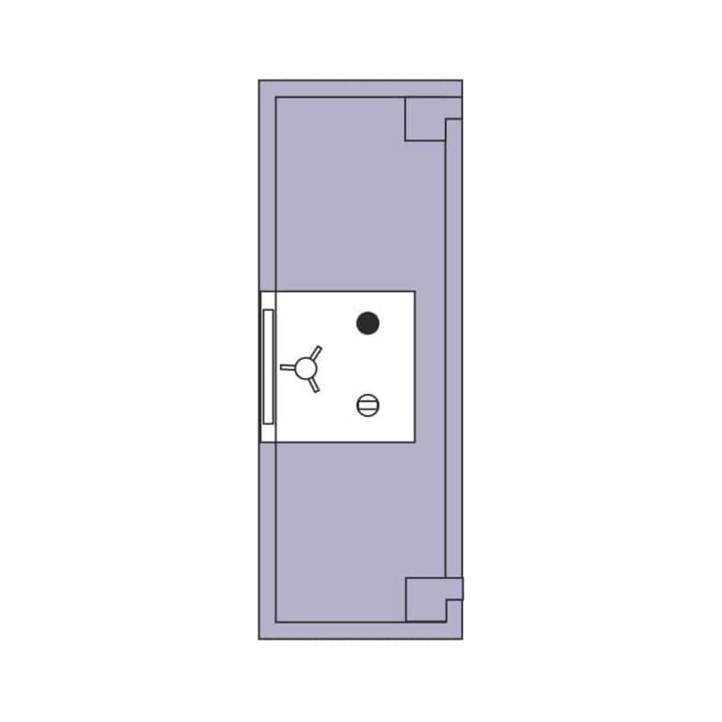 SoCal Bridgeman TRX-5524 International Fortress TRX TRTL 30x6 Burglar 2 Hour Fire Safe