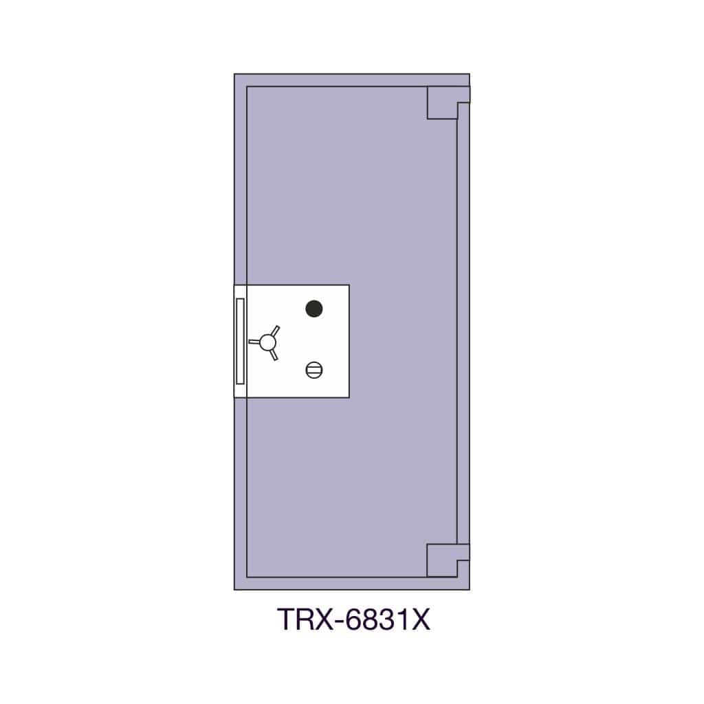 SoCal Bridgeman TRX-6831X TRX TRTL 30x6 Burglar 2 Hour Fire Proof