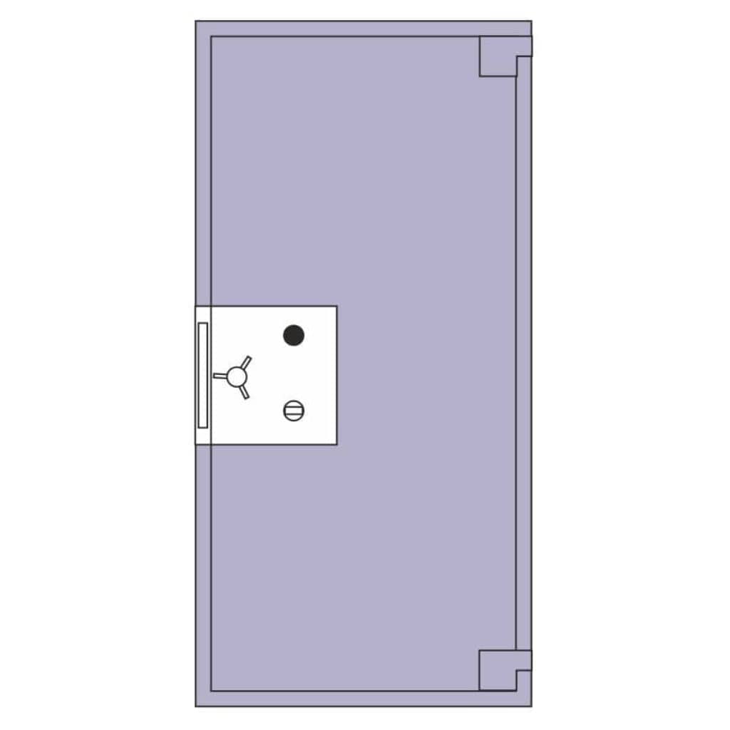 SoCal Bridgeman TRX-7236 International Fortress TRX TRTL 30x6 Burglar 2 Hour Fire Safe