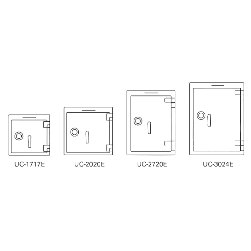 SoCal Bridgeman UC-1717E International Fortress Depository Safe & Utility Chest | B-Rated | Drop Slot | Electronic Lock