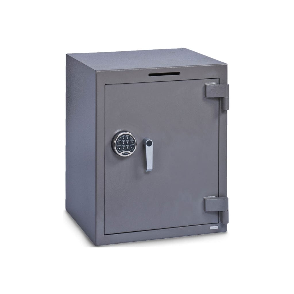 SoCal Bridgeman UC-3024E International Fortress Depository Safe & Utility Chest | B-Rated | Drop Slot | Electronic Lock