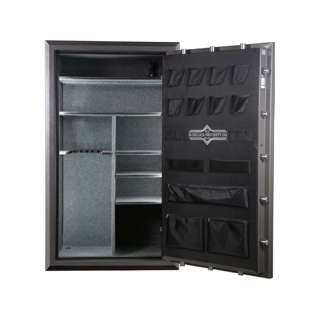 Surelock Security SLSCL-411B Colonel 35 Gun and Home Safe | 34-36 Long Gun Capacity | 75 Minute Fire Rated | 11-Gauge Steel