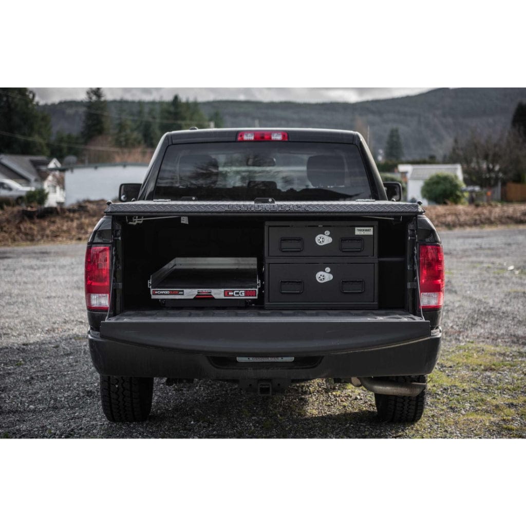 TruckVault 1 Drawer Half Width Covered Bed Line for GMC Canyon