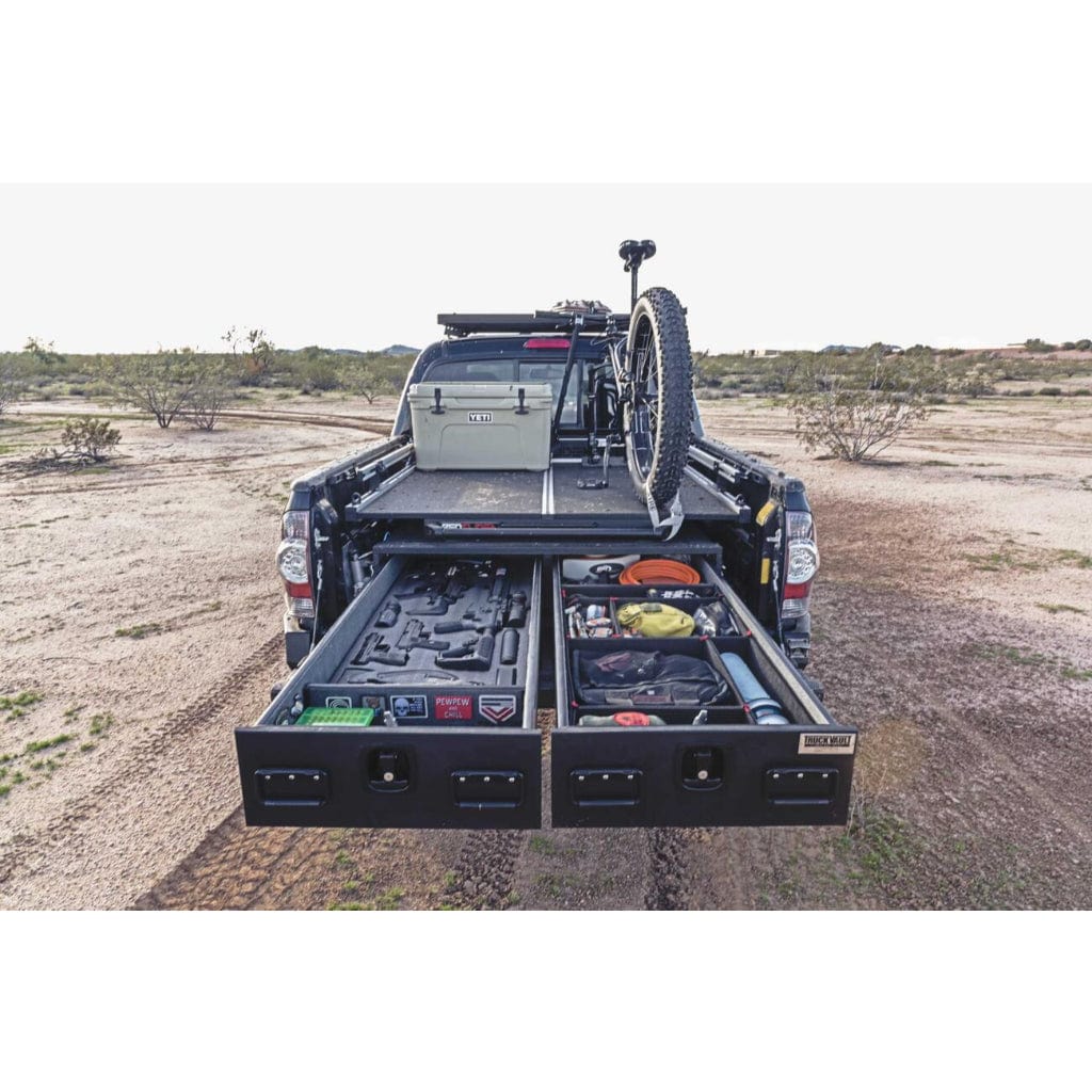 TruckVault 2 Drawer All-Weather Line for GMC Canyon (2015-2020) | Heavy Duty Weatherproof Exterior | 300 lbs Drawer Capacity