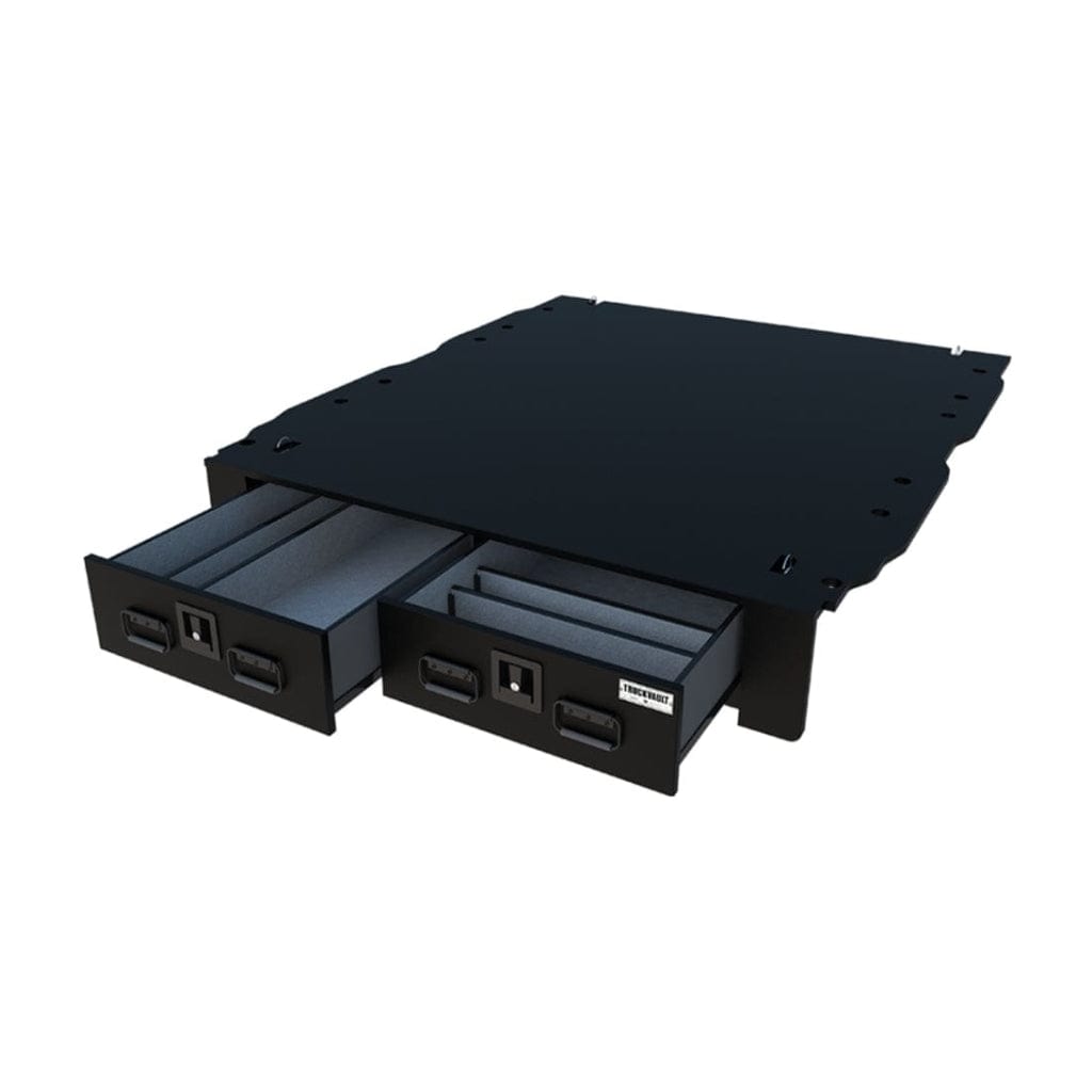 TruckVault 2 Drawer All-Weather Line for GMC Canyon (2015-2020) | Heavy Duty Weatherproof Exterior | 300 lbs Drawer Capacity