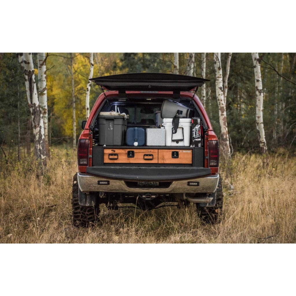 TruckVault 2 Drawer Offset All-Weather Line for Dodge Ram (2019-Current) | 60-40 Offset Width | 300 lbs Drawer Capacity