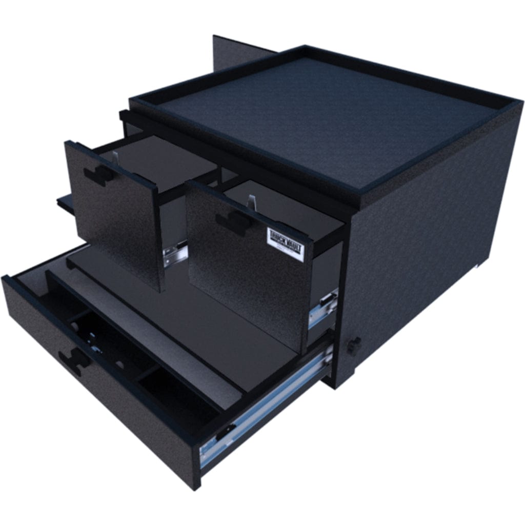 TruckVault Responder 2 SUV Responder Line | T-Handle with Key Lock | Heat Resistant | 2-File Drawers