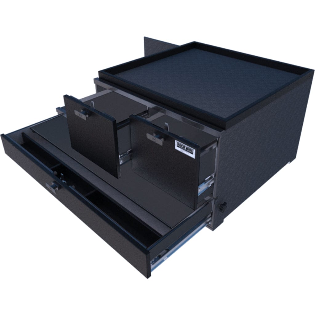 TruckVault Responder 3 SUV Responder Line | T-Handle with Key Lock | 2-File Drawers | 1 Map Board Drawer