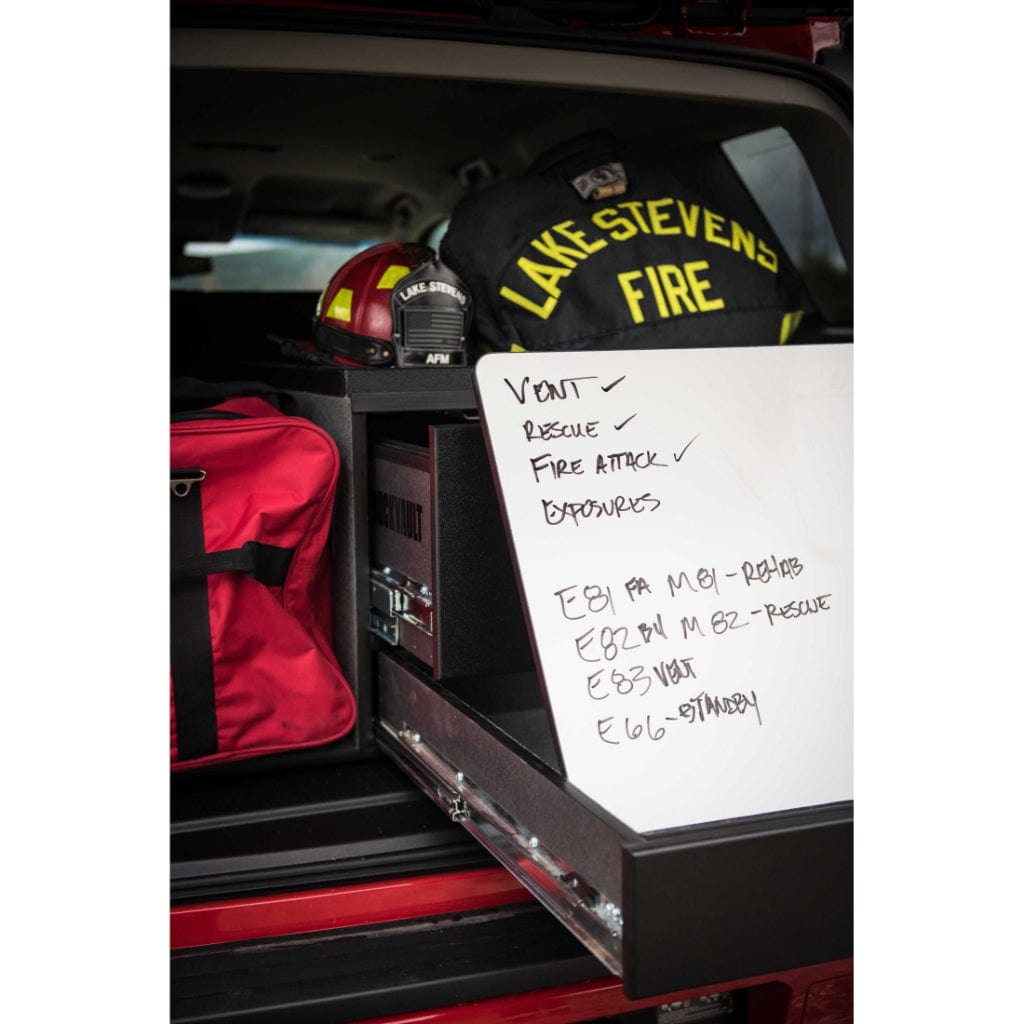 TruckVault Responder 4 SUV Responder Line | T-Handle with Key Lock | 2-File Drawers | 2 Map Board Drawers